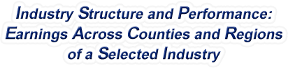 Connecticut - Earnings Across Counties and Regions of a Selected Industry