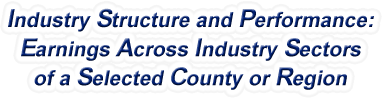 Connecticut - Earnings Across Industry Sectors of a Selected County or Region